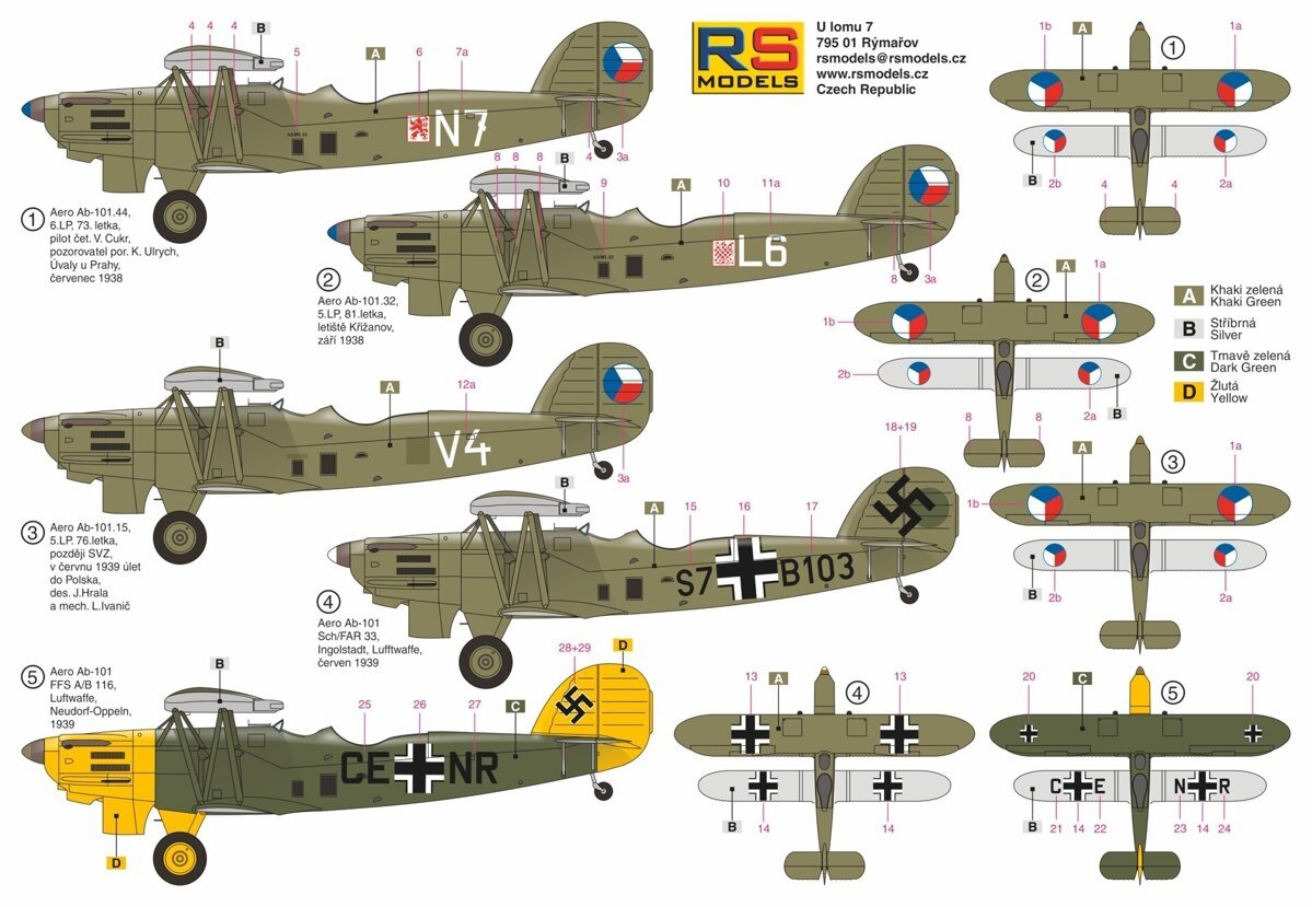 Rs Models 92262 Aero Ab-101 1/72 – immagine 2