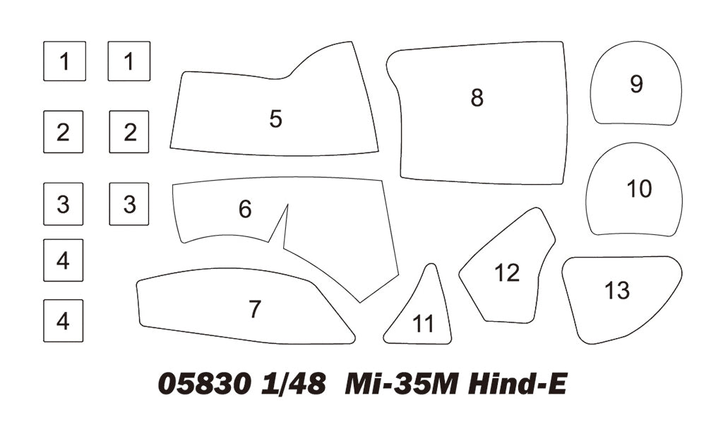 Trumpeter 05830 Mi-35M Hind-E 1/48 – immagine 5