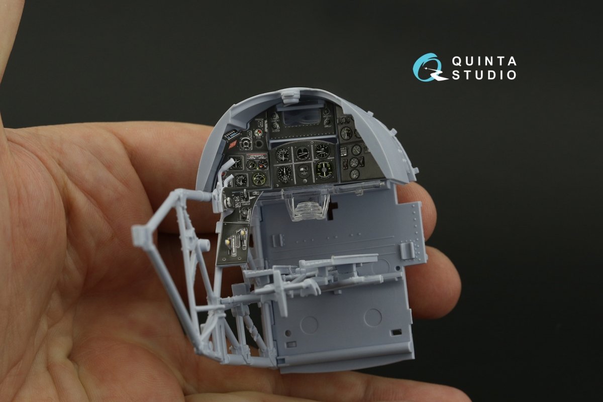 Quinta Studio QD24002 Hawker Typhoon (Car Door) 3D-Printed &amp;amp; coloured Interior on decal paper (Airfix) 1/24 – Bild 2