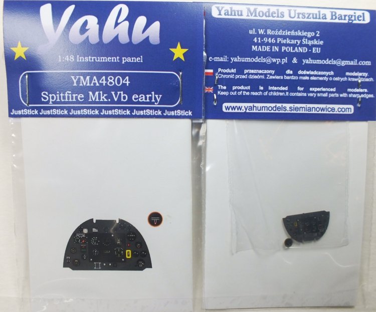 Yahu YMA4804 Spitfire Mk.Vb première génération (Airfix / Tamiya) 1/48