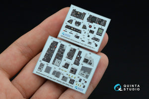 Quinta Studio QD+48449 F-4G late 3D-Printed &amp;amp; coloured Interior on decal paper (Zoukei Mura SWS) (with 3D-printed resin parts) 1/48 – immagine 4