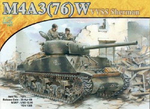 Dragon 7271 M4A3 Sherman VVSS 76 mm
