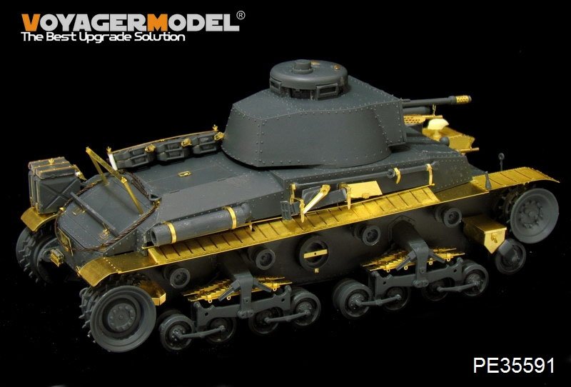Voyager Model PE35591 WWII German Pz.Kpfw.35(t) (Machine Gun barrel Include) (OR ACADEMY 13280 1/35 – imagen 2