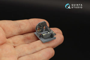Quinta Studio QD48301 Bf 110E/F 3D-Printed &amp;amp; coloured Interior on decal paper (Eduard) 1/48 – immagine 7