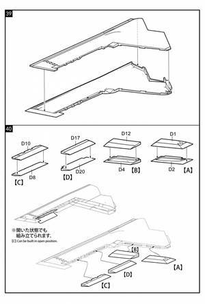 Modelcollect UA72214 USAF B-2A Spirit Stealth Bomber with AGM-158 missile 1/72 – immagine 23
