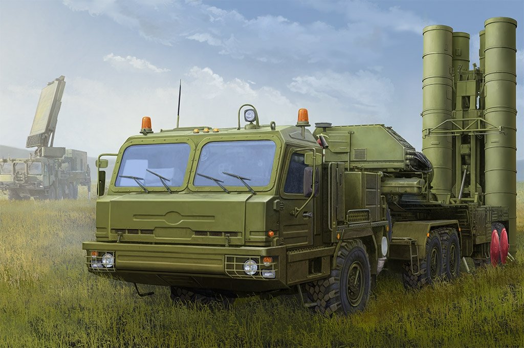 Hobby Boss 85517 BAZ-64022 russe avec TEL S-400 5P85TE2 (1/35)