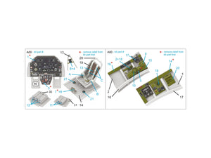 Quinta Studio QD48472 A-36 3D-Printed coloured Interior on decal paper (Accurate Miniatures/Italeri) 1/48 – immagine 2