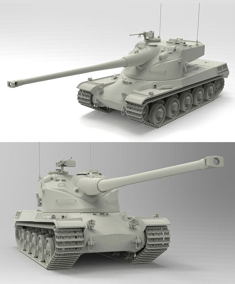 Amusing Hobby 35A049 France AMX-50B Heavy Tank 1/35 – immagine 3