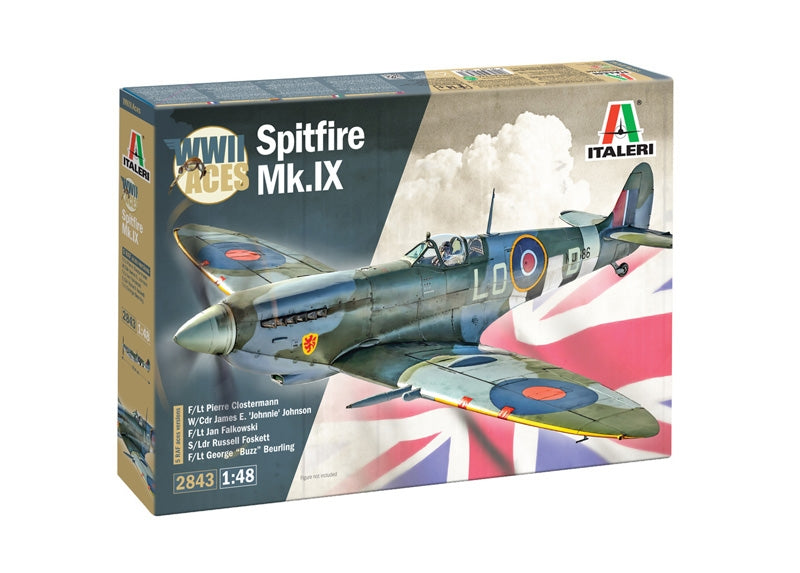 Italeri 2843 Supermarine Spitfire Mk.IX Aces - 5 RAF Aces Version 1/48