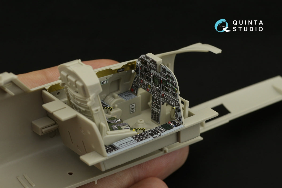 Quinta Studio QD32086 F-5E-3/RF-5E 3D-Printed coloured Interior on decal paper (for KittyHawk kit) 1/32 – immagine 9