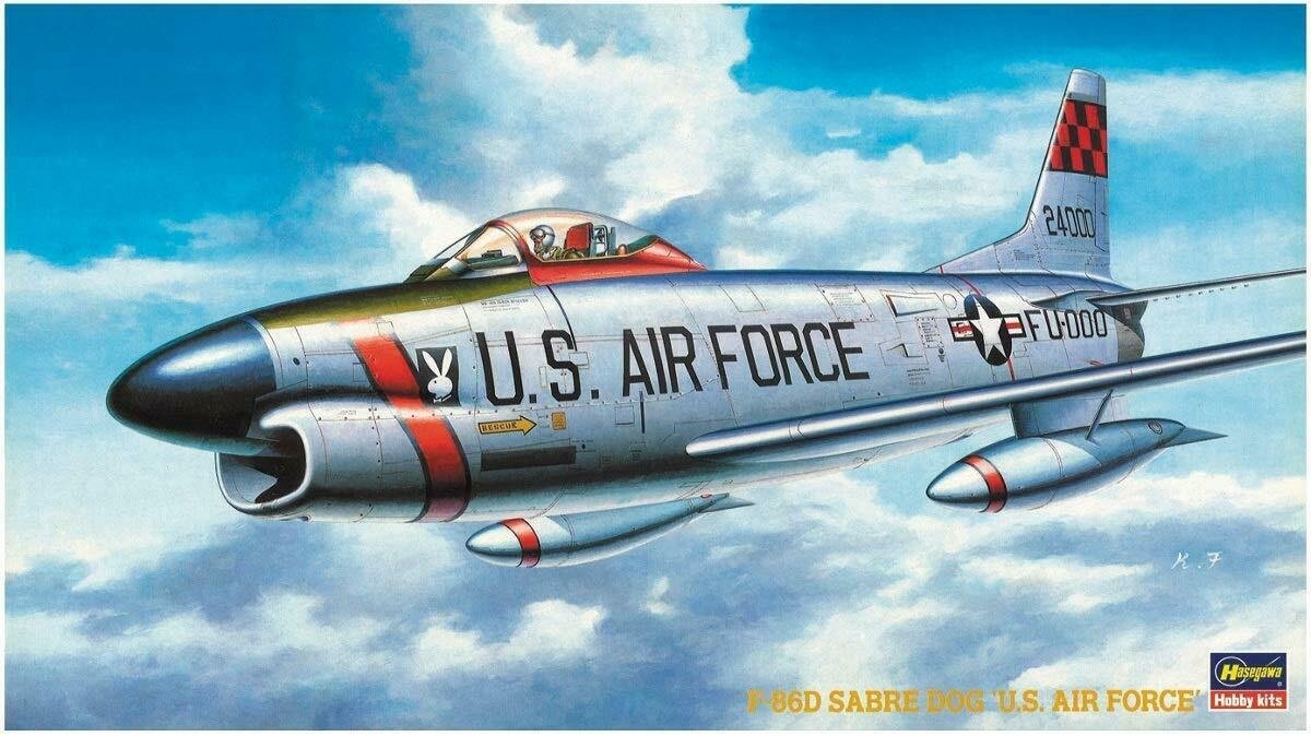 Hasegawa BP5 (51405) F-86D Sabre Dog "U.S. Air Force" 1/72