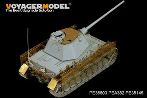 Voyager Model PE35803 WWII German Pz.Kpfw.IV Ausf.J (mit Panther F turret) For DRAGON 6824 1/35 – zdjęcie 5