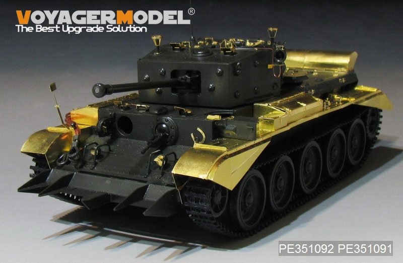 Voyager Model PE351092 WWII UK Cromwell Mk. IV/Centaur C.S.Mk IV Fenders for Tamiya 1/35 – immagine 3