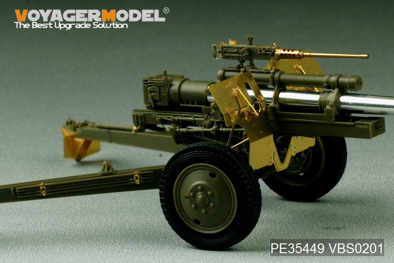 Voyager Model PE35449 WWII US 3inch M5 ATG/w M1 or 105mm Howitzer M2A1Carriage 2in1 For AFV CLUB 35S64 and 35160 1/35 – immagine 7