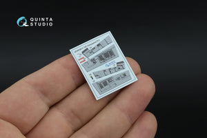 Quinta Studio QD48596 F-15E 3D-Printed &amp;amp; coloured Interior on decal paper (Hasegawa) 1/48 – immagine 2
