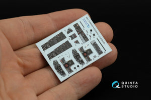 Quinta Studio QD48223 F-104S/ASA 3D-Printed &amp;amp; coloured Interior on decal paper (Kinetic) 1/48 – immagine 4