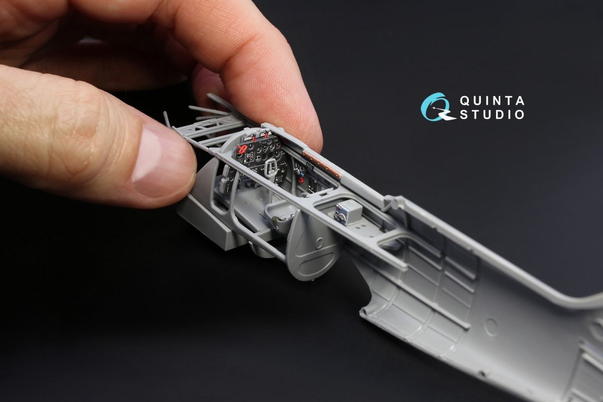 Quinta Studio QD48066 La-5FN 3D-Printed &amp;amp; coloured Interior on decal paper (for Zvezda kit) 1/48 – immagine 4