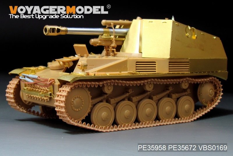 Maquette Voyager PE35958 Obusier automoteur allemand Wespe Basic de la Seconde Guerre mondiale pour TAMIYA 35200/35358 au 1/35 – image 26