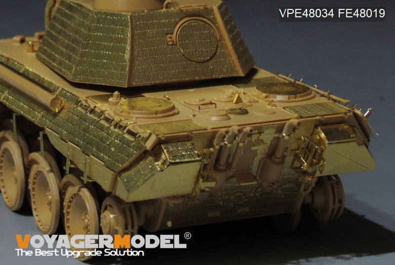 Maquette Voyager VPE48034 Char Panther A allemand de la Seconde Guerre mondiale (modèle de base) pour SUYATA NO-001, échelle 1/48 – image 9