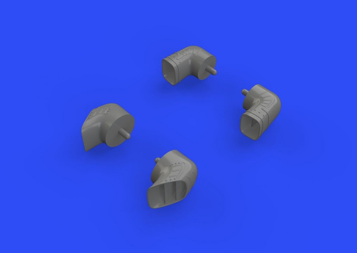 Eduard 648267 Harrier GR Mk.7/9 exhaust nozzles EDUARD, HASEGAWA 1/48 – Bild 2