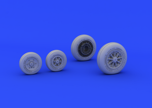Eduard 648181 F-104 undercarriage wheels late 1/48 (Hasegawa) – immagine 2