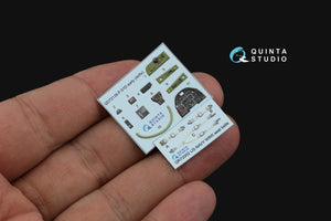 Quinta Studio QD72139 P-51D early 3D-Printed coloured Interior on decal paper (Airfix) 1/72 – Bild 4