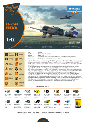 Hélice transparente ! Kit avancé CP4804 H-75N Hawk 1/48 – image 28