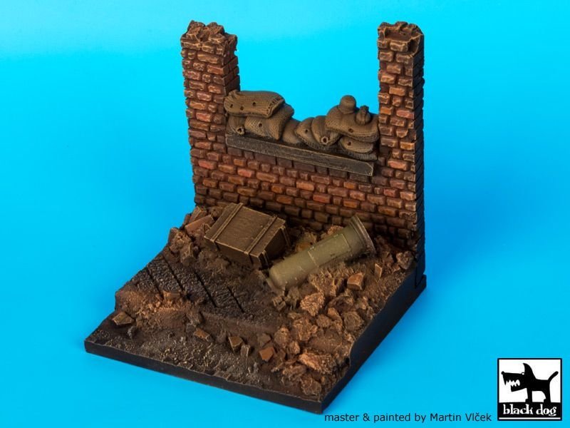 Mur Black Dog D35014 avec base de sacs de sable 1/35 – image 5