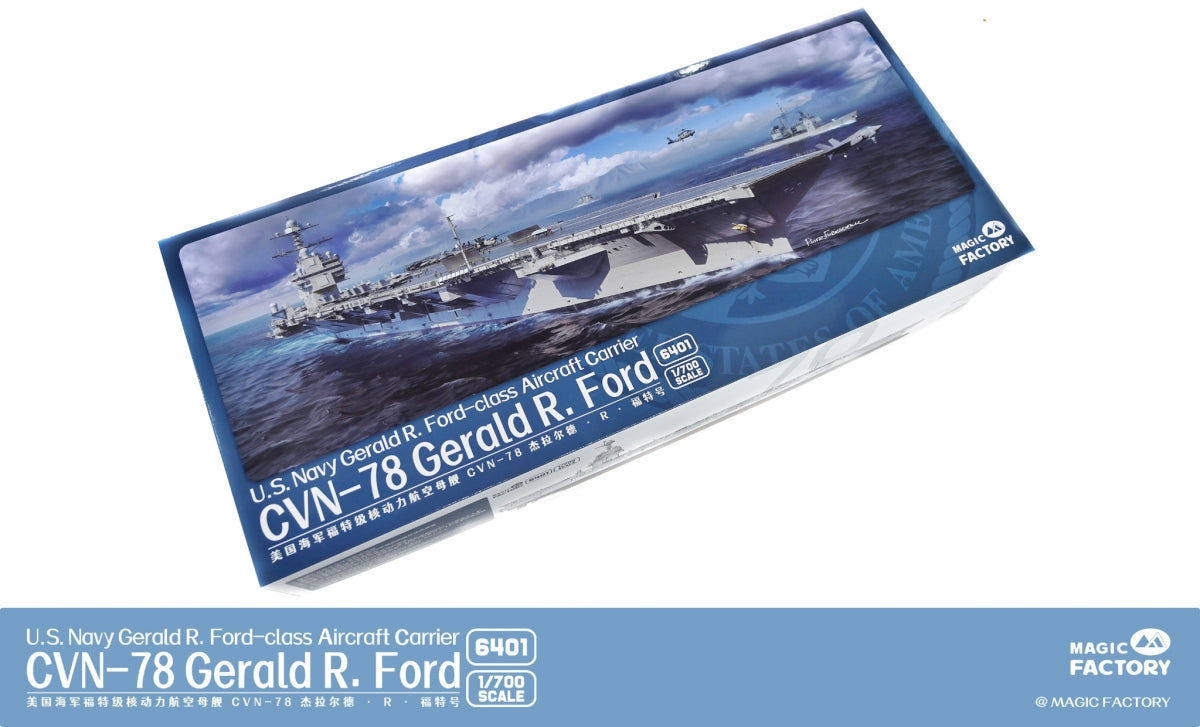 Magic Factory 6401 USS Gerald R. Ford (CVN-78) - US Navy Gerald R.Ford - class Aircraft Carrier 1/700