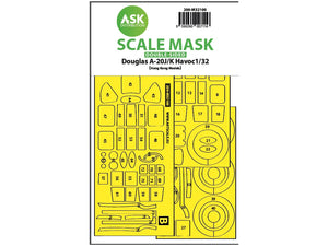 Art Scale Kit M32100 A-20J/K Havoc Double-Sided Express Mas for HK Models 1/32