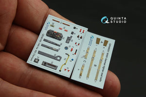 Intérieur imprimé en 3D et coloré sur papier décalcomanie Quinta Studio QD48106 He-162 (pour maquette Tamiya) 1/48 – image 2