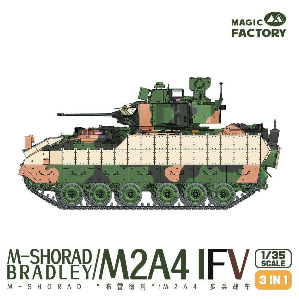 Magic Factory 2004 M-SHORAD Bradley M2A4 IFV 3-in-1 1/35 – imagen 2