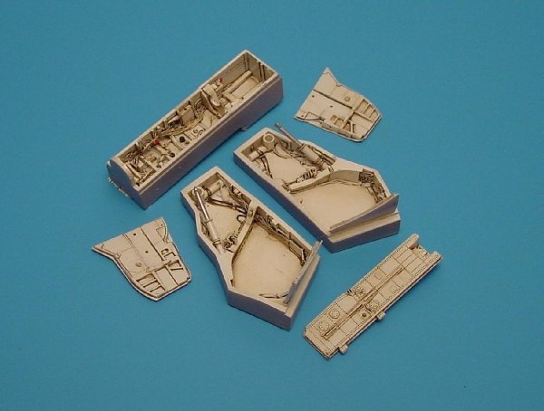 Baie de train d&amp;#39;atterrissage Aires 4123 F-4 PHANTOM II 1/48 Hasegawa