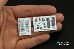 Quinta Studio QDS-48012 Mitsubishi F-2A 3D-Printed coloured Interior on decal paper (Hasegawa) (small version) 1/48 – zdjęcie 3