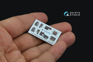 Quinta Studio QD48288 F-35A 3D-Printed &amp;amp; coloured Interior on decal paper (Tamiya) 1/48 – immagine 6