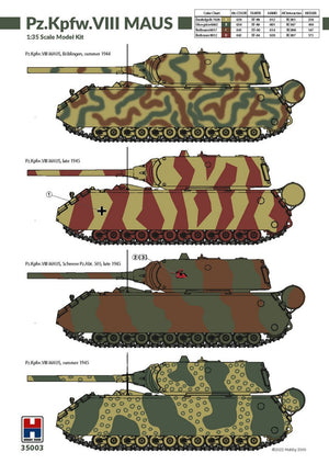 Hobby 2000 35003 Pz.Kpfw. VIII MAUS ( TAKOM + CARTOGRAF ) 1/35 – imagen 2