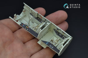Quinta Studio QD32074 Me 262B1a/U-1 3D-Printed &amp;amp; coloured Interior on decal paper (Revell) 1/32 – immagine 5