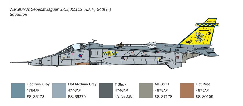 Italeri 1459 Jaguar GR.1/GR.3 RAF 1/72 – Bild 4