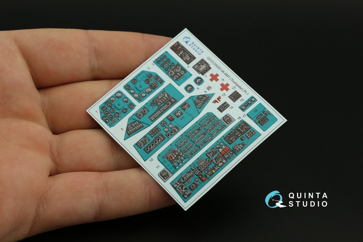 Quinta Studio QDS-35065 Mi-8MT 3D-Printed &amp;amp; coloured Interior on decal paper (Trumpeter) (Small version) 1/35 – immagine 8