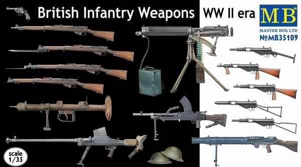 Master Box 35109 Armes d'infanterie britannique (1939-1945) (1/35)