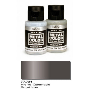 Vallejo 77721 Metal Color - Burnt Iron 32ml