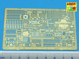 Aber 35A004 Uchwyty do niemieckich narzędzi do 1945 1/35 – immagine 2