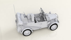 ICM 35583 le.gl.Einheitz-Pkw Kfz.2, voiture de communication radio légère allemande de la Seconde Guerre mondiale 1/35 – image 4