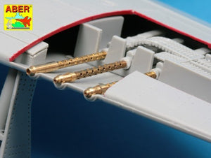 Aber A32108 Set of 6 turned U.S. cal .50 (12,7mm) Browning M2 barrels for P-51 Mustang 1/32 – zdjęcie 9