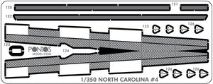 Pontos 35024WD1 USS BB-55 North Carolina Wooden Deck set 1/350 – imagen 2