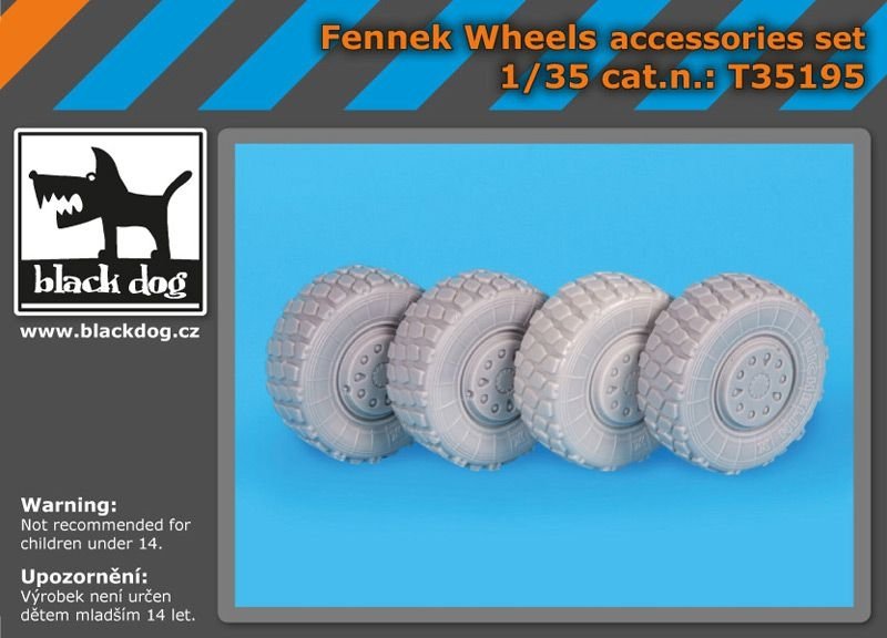 Black Dog T35195 Fennek wheels accessories set 1/35