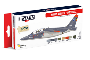 Hataka HTK-AS64 Modern Belgian AF paint set vol. 2 – imagen 2