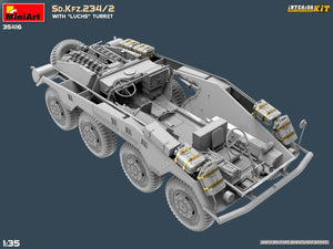 MiniArt 35416 Sd.Kfz.234/2 WITH LUCHS TURRET. INTERIOR KIT 1/35 – immagine 14