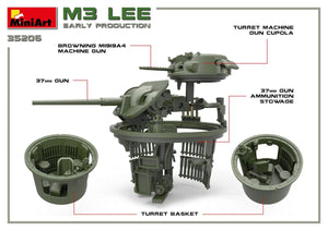 Miniart 35206 M3 Lee early prod. w/interior 1/35 – immagine 6