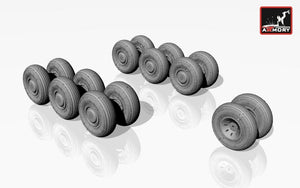 Armory Models AW72012 Tupolev Tu-22M2/M3 Backfire wheels 1/72
